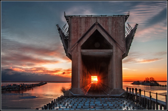 Ore Dock Sunrise